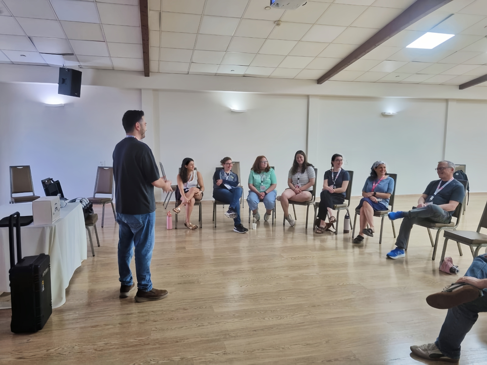 Facilitation materials layout